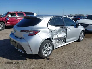 2020 Toyota Corolla Hatchback SE with VIN JTND4RBE0L3081535, listed as a IAAI auction lot 41721684 with 49,373 mi miles. Bid and sale history available at carsss.com. Image 4.