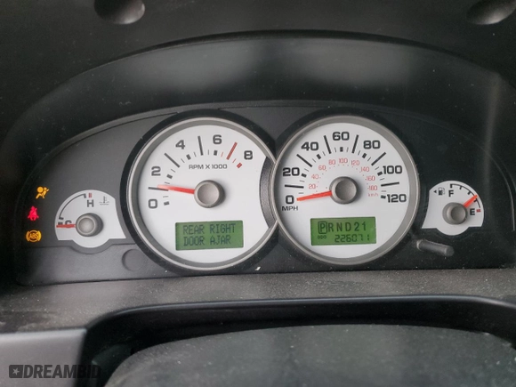 2005 Ford Escape Limited with VIN 1FMYU04125KE23079, listed as a Copart auction lot 45588415 with 226,071 mi miles and Salvage Title. Bid and sale history available at carsss.com. Image 9.