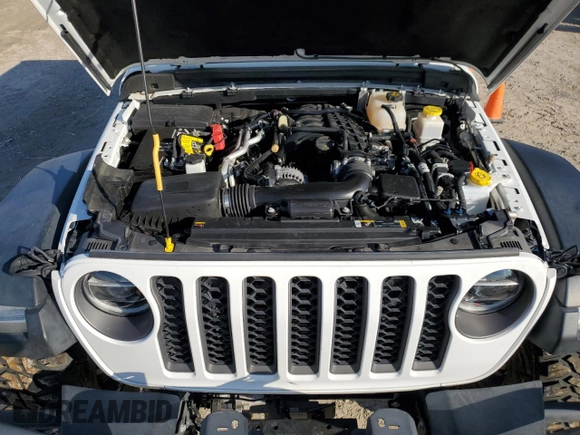 2022 Jeep Gladiator Rubicon with VIN 1C6JJTBG6NL142413, listed as a Copart auction lot 86098244 with 20,750 mi miles and Salvage title. Bid and sale history available at DreamBid. Image 12.