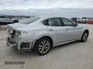 2012 Infiniti M37 with VIN JN1BY1AR5CM395605, listed as a Copart auction lot 83316794 with 64,201 mi miles and Salvage Title. Bid and sale history available at carsss.com. Image 3.