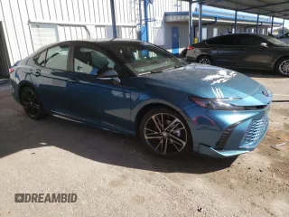 2025 Toyota Camry LE with VIN 4T1DAACK6SU047431, listed as a Copart auction lot 48155575 with 9,008 mi miles and Salvage Title. Bid and sale history available at DreamBid. Image 4.