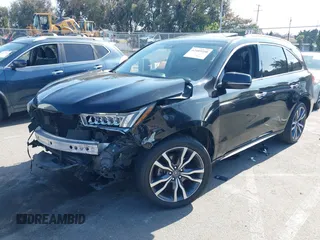 2019 Acura MDX Advance with VIN 5J8YD3H89KL001475, listed as a IAAI auction lot 42489400 with 100,281 mi miles and . Bid and sale history available at DreamBid. Image 18.