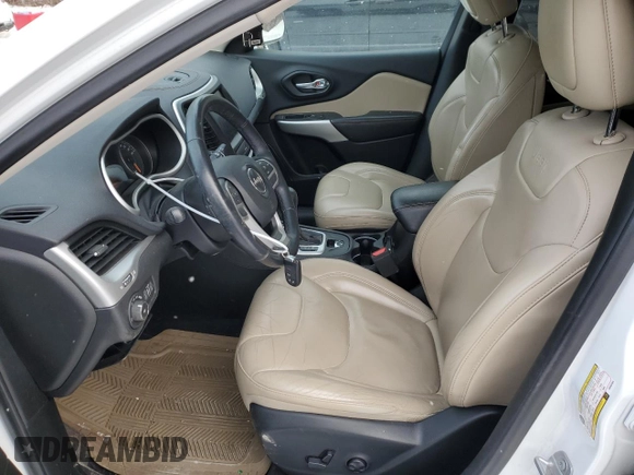 2017 Jeep Cherokee Limited with VIN 1C4PJLDSXHW587034, listed as a Copart auction lot 87054634 with 118,551 mi miles and Clean Title. Bid and sale history available at DreamBid. Image 7.