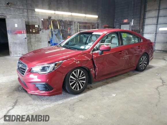 2018 Subaru Legacy Premium with VIN 4S3BNAC66J3022018, listed as a Copart auction lot 55975805 with 54,071 mi miles and Salvage Title. Bid and sale history available at DreamBid. Image 1.