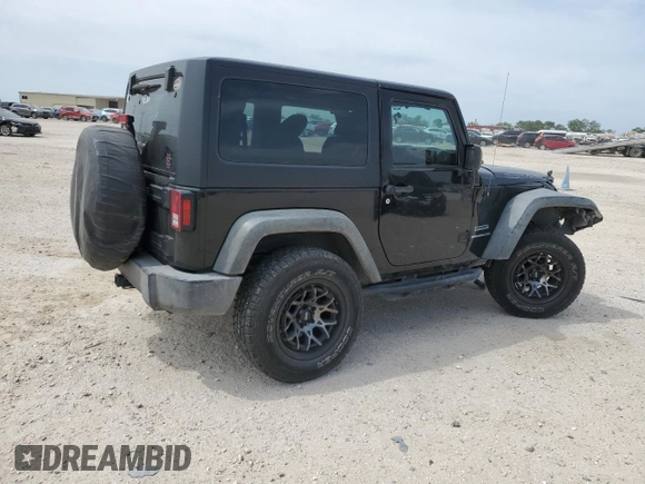 2015 Jeep Wrangler Sport with VIN 1C4AJWAG3FL723090, listed as a Copart auction lot 53325235 with 96,306 mi miles and Salvage title. Bid and sale history available at DreamBid. Image 3.