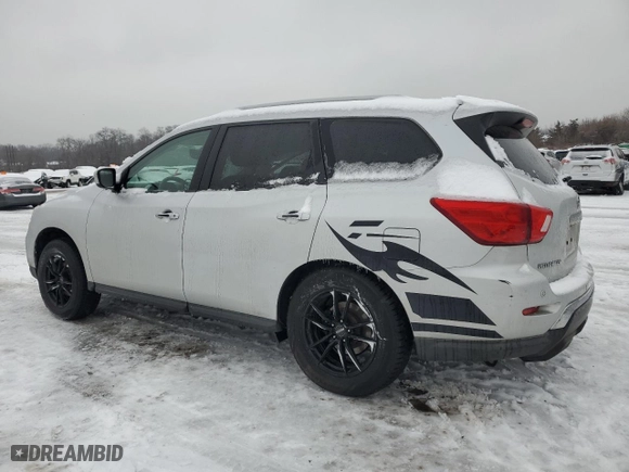 2018 Nissan Pathfinder SV with VIN 5N1DR2MM5JC642869, listed as a Copart auction lot 43868475 with NaN miles and Salvage Title. Bid and sale history available at carsss.com. Image 2.