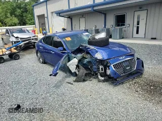 2021 Genesis G70 2.0T with VIN KMTG64LA1MU075945, listed as a Copart auction lot 56481205 with 88,160 mi miles and Salvage title. Bid and sale history available at DreamBid. Image 13.