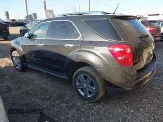 2014 Chevrolet Equinox LTZ with VIN 2GNALDEK6E6314237, listed as a IAAI auction lot 42053653 with 153,799 mi miles. Bid and sale history available at carsss.com. Image 3.