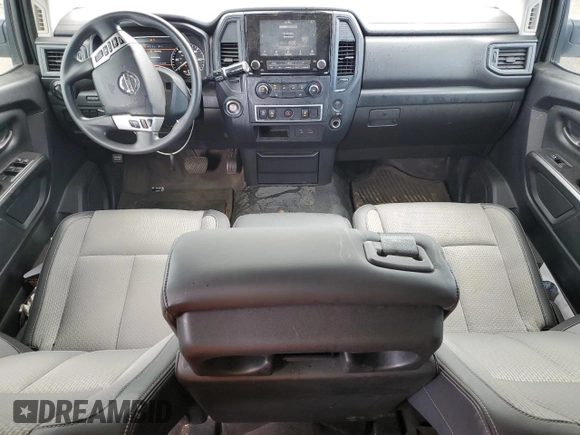 2021 Nissan Titan SV with VIN 1N6AA1EEXMN520000, listed as a Copart auction lot 72464284 with 58,470 mi miles and Non Repairable. Bid and sale history available at DreamBid. Image 8.