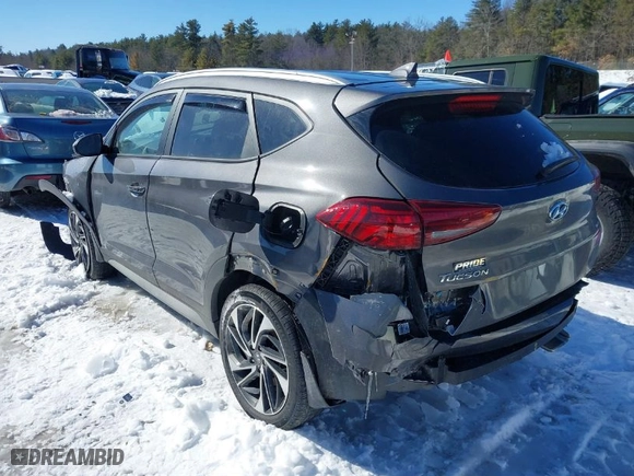 2020 Hyundai Tucson SEL with VIN KM8J3CAL6LU196105, listed as a IAAI auction lot 41589084 with 50,806 mi miles. Bid and sale history available at carsss.com. Image 3.
