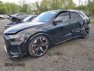 2023 Audi RS Q8 z VIN WU1ARBF15PD007165, wystawiony jako Copart lot #55671215 z przebiegiem 50 424 mil mil oraz Szkoda całkowita • Salvage title. Historia ofert i sprzedaży dostępna na DreamBid. Obrazek 1.