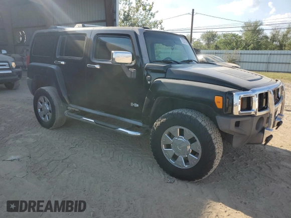 2007 Hummer H3 SUV with VIN 5GTDN13E778104702, listed as a Copart auction lot 72533514 with 250,312 mi miles and Salvage Title. Bid and sale history available at carsss.com. Image 4.