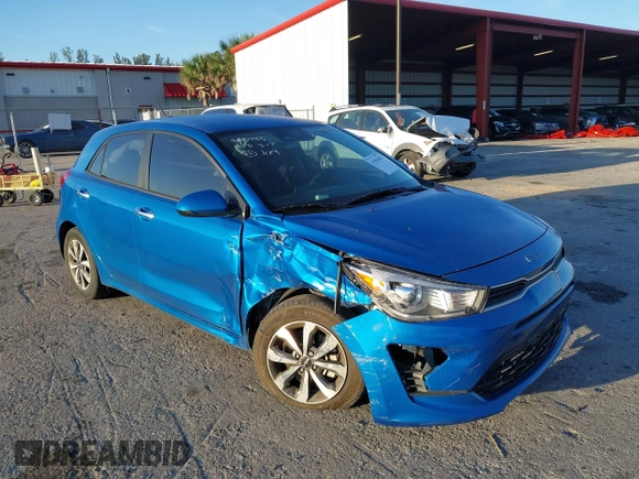 2022 Kia Rio S with VIN 3KPA25AD6NE483733, listed as a IAAI auction lot 41850498 with 50,035 mi miles and . Bid and sale history available at DreamBid. Image 6.