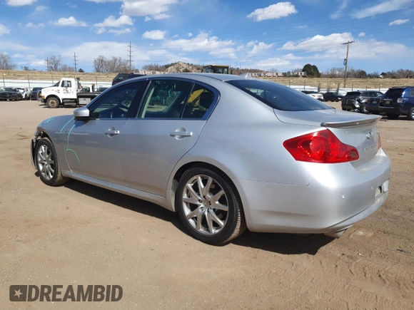 2010 Infiniti G37 x with VIN JN1CV6AR4AM251969, listed as a Copart auction lot 48585135 with 153,183 mi miles and Salvage Title. Bid and sale history available at carsss.com. Image 2.