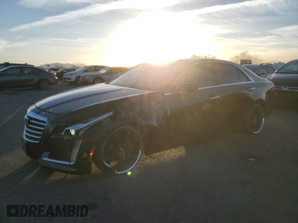 2019 Cadillac CTS Sedan Luxury RWD with VIN 1G6AR5SS1K0100183, listed as a Copart auction lot 44301535 with 80,244 mi miles and Salvage Title. Bid and sale history available at carsss.com. Image 1.