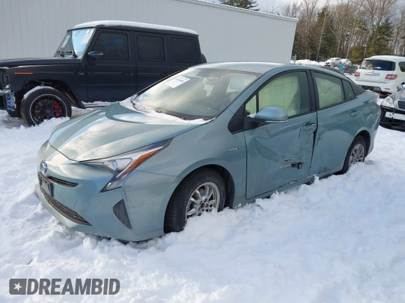 2016 Toyota Prius Two with VIN JTDKBRFU4G3017233, listed as a IAAI auction lot 41520005 with 95,501 mi miles and . Bid and sale history available at DreamBid. Image 17.