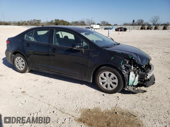 2021 Toyota Corolla L with VIN 5YFDPMAE3MP204009, listed as a Copart auction lot 48236975 with 55,558 mi miles and Salvage Title. Bid and sale history available at carsss.com. Image 4.