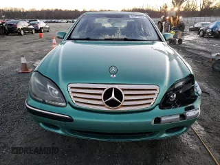 2001 Mercedes-Benz S-Class with VIN WDBNG70J51A156970, listed as a Copart auction lot 88227025 with 196,797 mi miles and Salvage Title. Bid and sale history available at carsss.com. Image 5.