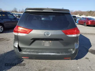2014 Toyota Sienna L with VIN 5TDZK3DC4ES498196, listed as a Copart auction lot 50214285 with 239,718 mi miles and Clean Title. Bid and sale history available at carsss.com. Image 6.