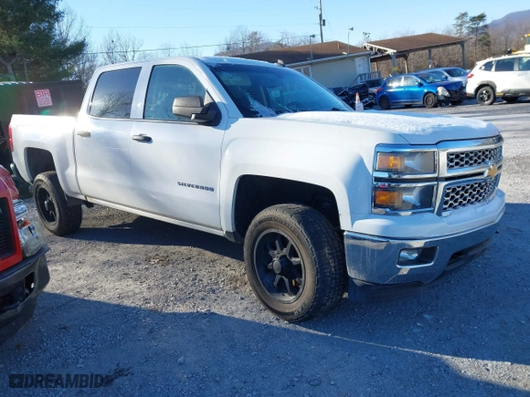 2014 Chevrolet Silverado 1500 LT with VIN 3GCUKREC9EG312890, listed as a IAAI auction lot 41171312 with 160,969 mi miles. Bid and sale history available at carsss.com. Image 1.