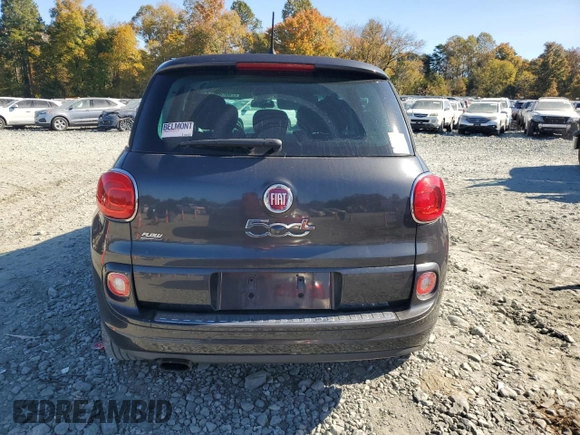 2014 FIAT 500L Lounge with VIN ZFBCFACH6EZ005129, listed as a Copart auction lot 75875394 with 88,813 mi miles and Salvage Title. Bid and sale history available at carsss.com. Image 6.