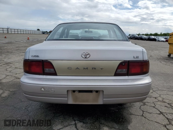 1996 Toyota Camry DX with VIN JT2BG12K6T0403745, listed as a Copart auction lot 51536905 with 154,640 mi miles and Salvage Title. Bid and sale history available at carsss.com. Image 6.