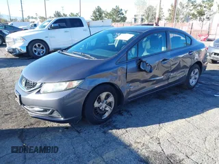 2015 Honda Civic Sedan LX with VIN 19XFB2E51FE061538, listed as a IAAI auction lot 41761473 with 113,404 mi miles. Bid and sale history available at carsss.com. Image 23.