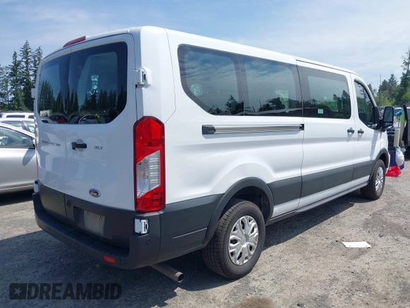 2023 Ford Transit Passenger XL with VIN 1FBAX2Y87PKA89557, listed as a IAAI auction lot 42580341 with 34,151 mi miles and . Bid and sale history available at DreamBid. Image 4.