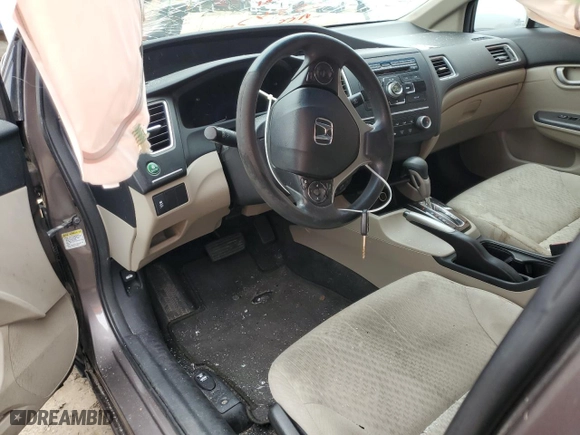 2014 Honda Civic Sedan LX with VIN 2HGFB2F56EH539097, listed as a Copart auction lot 48557445 with 118,513 mi miles and Salvage Title. Bid and sale history available at carsss.com. Image 8.