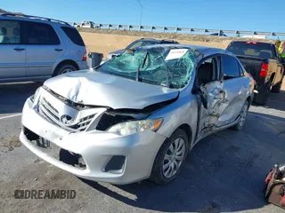 2013 Toyota Corolla L with VIN 5YFBU4EE3DP102638, listed as a IAAI auction lot 41619818 with 178,537 mi miles. Bid and sale history available at carsss.com. Image 2.