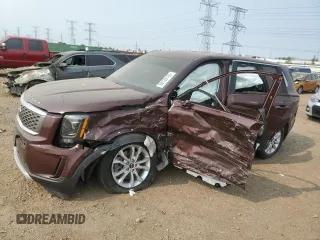 2021 Kia Telluride LX with VIN 5XYP2DHC7MG177322, listed as a Copart auction lot 58729185 with Not provided miles and Salvage title. Bid and sale history available at DreamBid. Image 1.