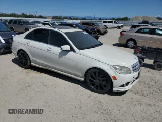 2010 Mercedes-Benz C 350 Sport with VIN WDDGF5GB9AR114616, listed as a Copart auction lot 62102435 with 186,707 mi miles and Clean title. Bid and sale history available at DreamBid. Image 4.