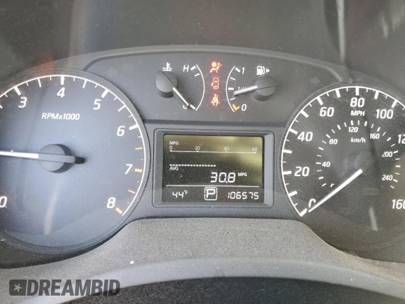 2017 Nissan Sentra S with VIN 3N1AB7AP6HY333360, listed as a Copart auction lot 46639385 with 106,575 mi miles and Salvage Title. Bid and sale history available at DreamBid. Image 9.