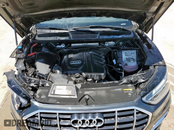 2021 Audi Q5 Premium with VIN WA1AAAFY2M2004785, listed as a Copart auction lot 56500595 with 79,376 mi miles and Salvage title. Bid and sale history available at DreamBid. Image 12.