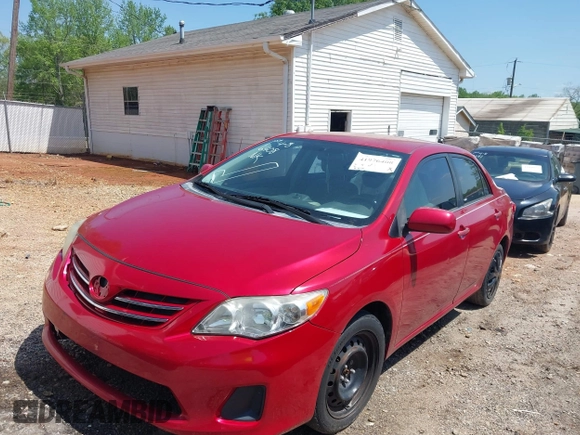 2013 Toyota Corolla L with VIN 5YFBU4EE1DP082051, listed as a IAAI auction lot 41976408 with 208,361 mi miles and . Bid and sale history available at DreamBid. Image 2.