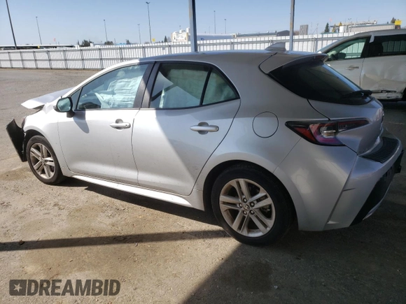 2019 Toyota Corolla Hatchback SE with VIN JTNK4RBE4K3054151, listed as a Copart auction lot 48751845 with 86,293 mi miles and Salvage Title. Bid and sale history available at carsss.com. Image 2.