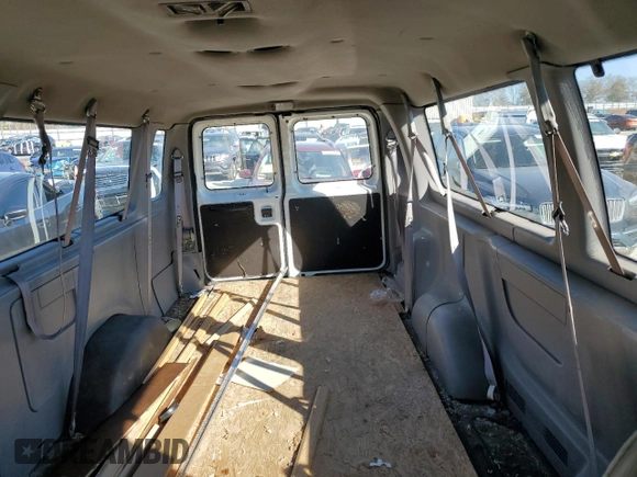 1999 Ford Econoline Passenger XL with VIN 1FBSS31L5XHC16908, listed as a Copart auction lot 83490434 with 159,900 mi miles and Salvage Title. Bid and sale history available at DreamBid. Image 10.