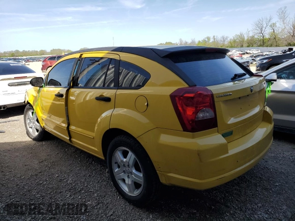 2007 Dodge Caliber SXT with VIN 1B3HB48B67D557669, listed as a Copart auction lot 86705474 with 190,937 mi miles and Non Repairable. Bid and sale history available at DreamBid. Image 2.