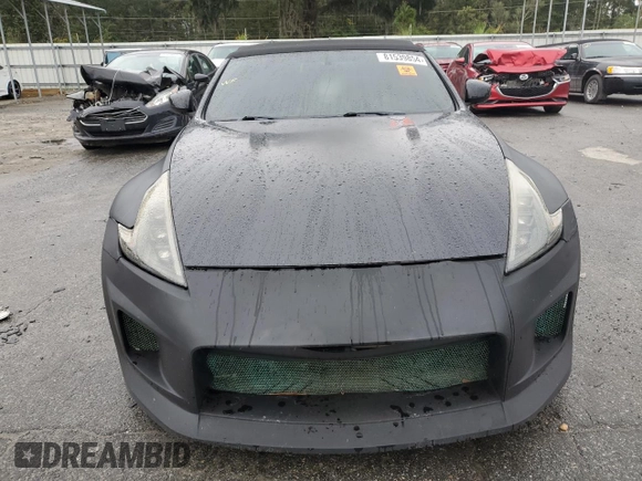 2012 Nissan 370Z Touring with VIN JN1AZ4FH1CM370100, listed as a Copart auction lot 81539854 with 0 mi miles and Salvage Title. Bid and sale history available at carsss.com. Image 5.