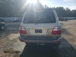 2005 Toyota Land Cruiser with VIN JTEHT05J252070540, listed as a Copart auction lot 87591475 with 291,840 mi miles and Salvage Title. Bid and sale history available at carsss.com. Image 6.