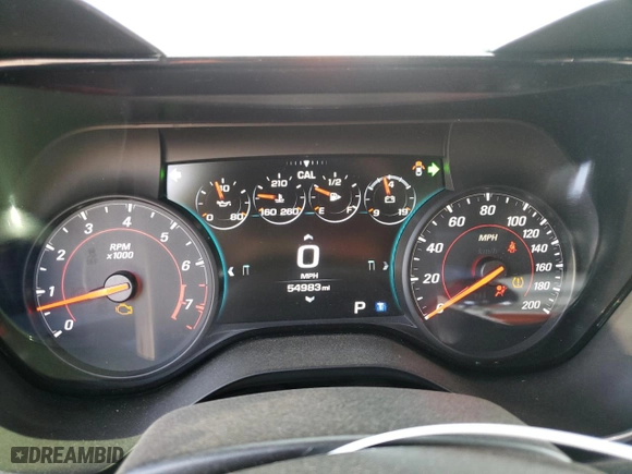 2017 Chevrolet Camaro 2SS with VIN 1G1FH3D73H0156288, listed as a Copart auction lot 70795104 with 54,983 mi miles and Salvage Title. Bid and sale history available at carsss.com. Image 9.