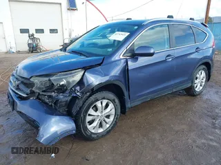 2013 Honda CR-V EX-L with VIN 2HKRM4H78DH615568, listed as a IAAI auction lot 41743921 with 252,813 mi miles and . Bid and sale history available at DreamBid. Image 2.