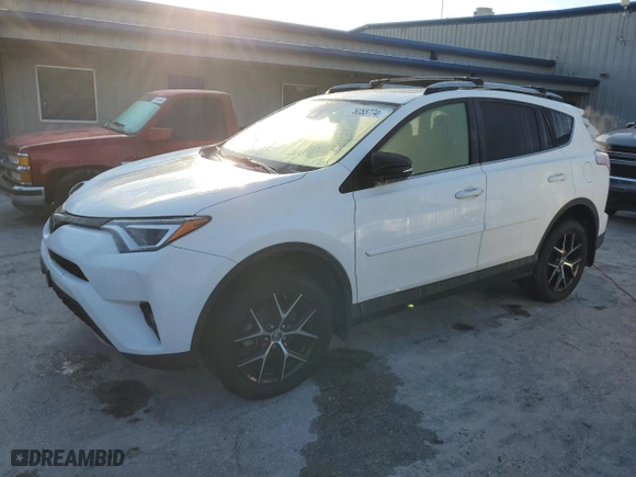 2018 Toyota RAV4 SE with VIN JTMJFREV3JD252590, listed as a Copart auction lot 76055774 with 51,673 mi miles and Non Repairable. Bid and sale history available at carsss.com. Image 1.