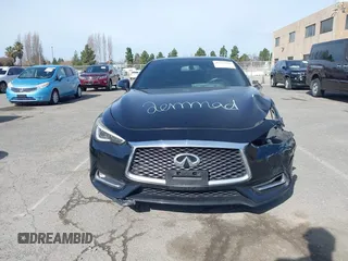 2018 Infiniti Q60 Luxe with VIN JN1CV7EK2JM200019, listed as a IAAI auction lot 41557899 with Not Provided miles and . Bid and sale history available at carsss.com. Image 12.