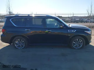 2018 Infiniti QX80 with VIN JN8AZ2NF7J9663781, listed as a IAAI auction lot 41685502 with 112,876 mi miles. Bid and sale history available at carsss.com. Image 13.
