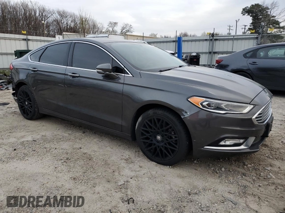 2017 Ford Fusion SE with VIN 3FA6P0HD3HR394415, listed as a Copart auction lot 49712895 with 96,066 mi miles and Salvage Title. Bid and sale history available at carsss.com. Image 4.