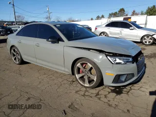 2019 Audi S4 Prestige with VIN WAUC4AF4XKA002270, listed as a Copart auction lot 81714114 with 71,633 mi miles and Salvage Title. Bid and sale history available at carsss.com. Image 4.