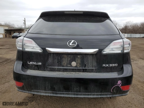 2010 Lexus RX 350 with VIN 2T2BK1BA6AC020058, listed as a Copart auction lot 47520295 with 187,453 mi miles and Salvage Title. Bid and sale history available at carsss.com. Image 6.