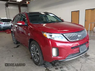 2014 Kia Sorento SX Limited with VIN 5XYKW4A78EG465167, listed as a IAAI auction lot 42149684 with 122,758 mi miles. Bid and sale history available at carsss.com. Image 1.