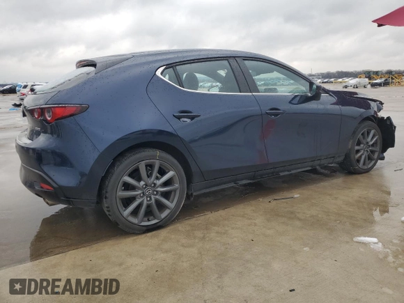 2022 Mazda Mazda3 Hatchback Preferred with VIN JM1BPBLL3N1512715, listed as a Copart auction lot 87793725 with 0 mi miles and Salvage Title. Bid and sale history available at carsss.com. Image 3.